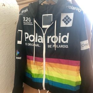 Ladies large Polaroid vintage film jacket